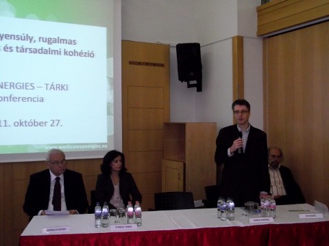 Harrach Péter felszólalása a Családok védelmérõl szóló sarkalatos törvényrõl, a TÁRKI által szervezett, „Munka- család- egyensúly” témakörében tartott mûhelykonferencián 