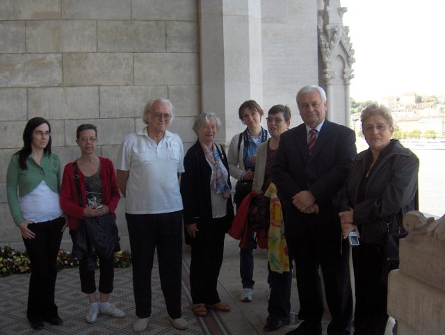 Katalán csipkeverõk látogatása a Parlamentben