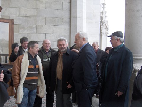 Ipolymenti vállalkozók látogatása a parlamentben